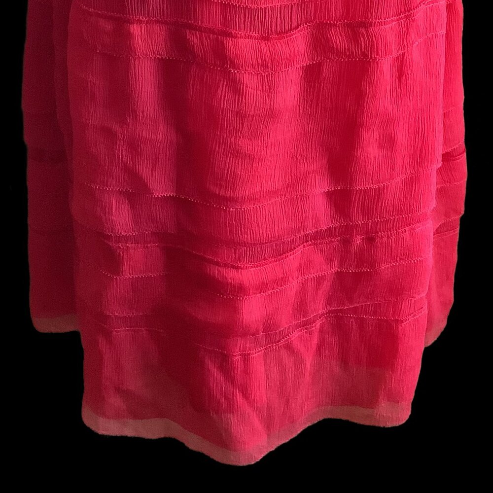 NWT DKNY Red Slip Dress Size:  8 - Picture 5 of 11